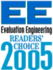 Winner of the 2005 Evaluation Engineering Readers' Choice award